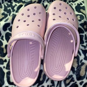 pink crocs